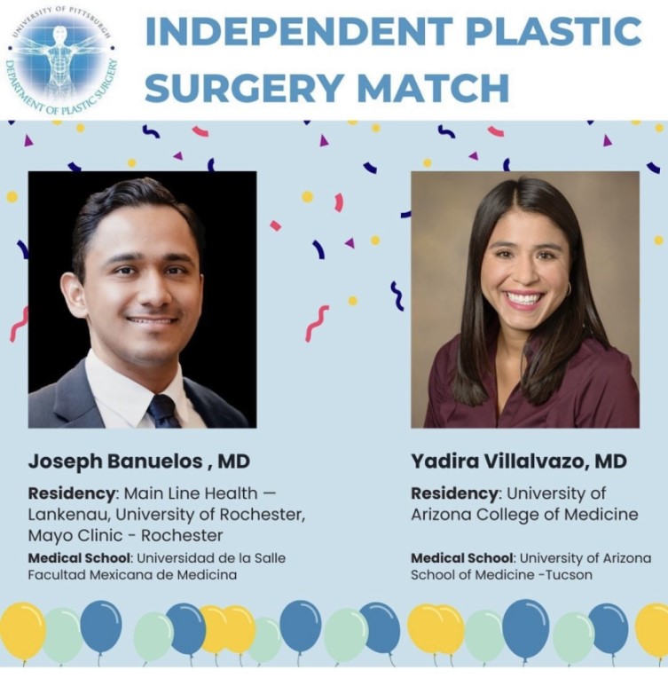 The Department of Plastic Surgery is pleased to announce that Drs